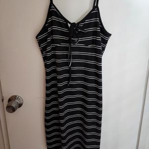 Black/White Striped Dress